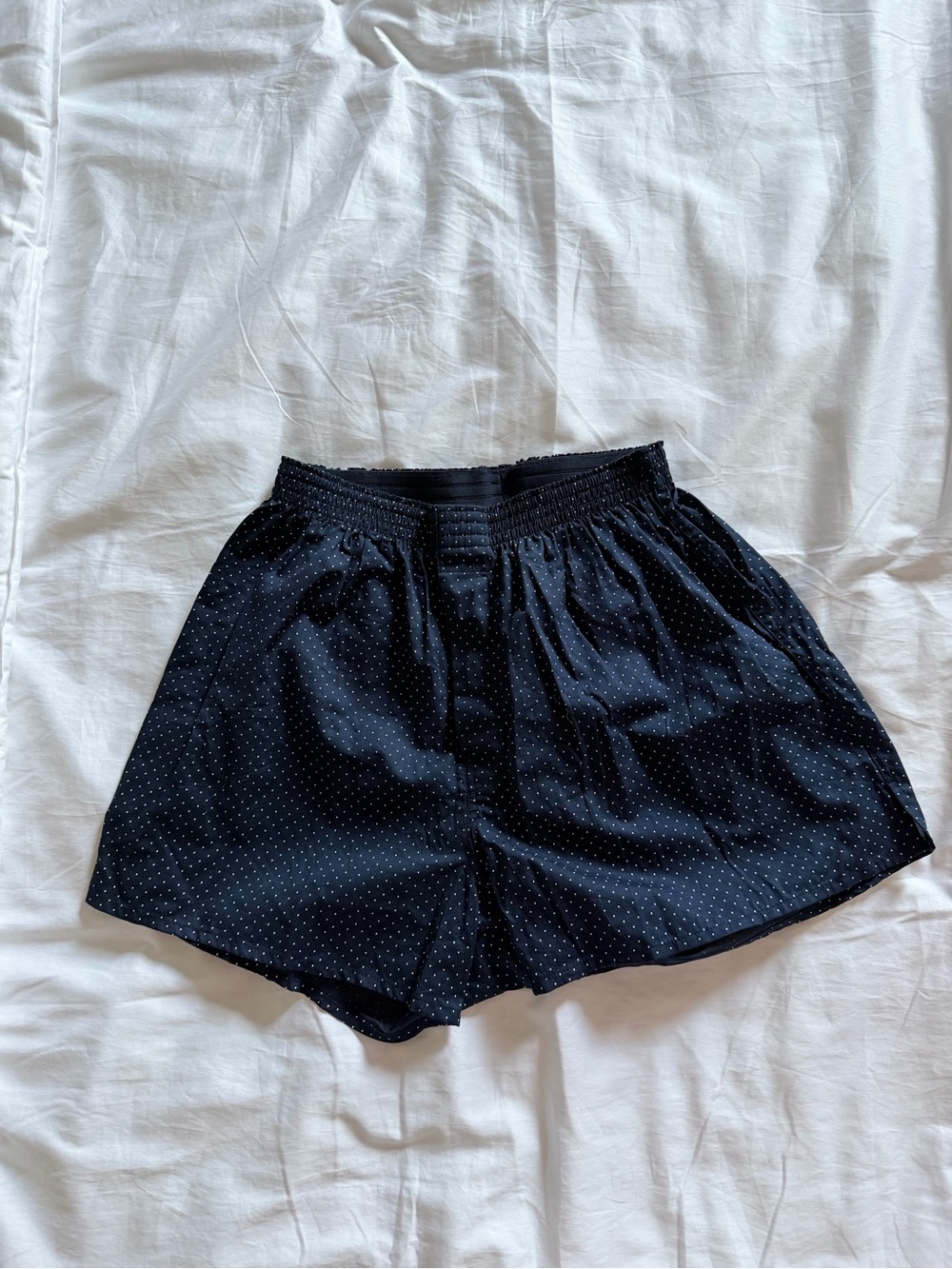 Navy Polka Dot Boxers